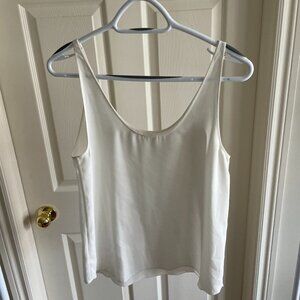 Wilfred Aritzia Tank Top White Size XS Dressy